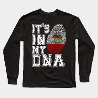 It's In My DNA California - Patriotic USA Gift Long Sleeve T-Shirt